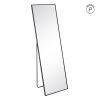 ESPEJO NEGRO ALUMINIO-CRISTAL 50 X 2