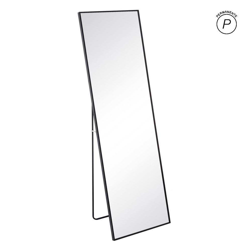 ESPEJO NEGRO ALUMINIO-CRISTAL 50 X 2