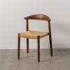 SILLA MARRÓN MADERA 43 X 44