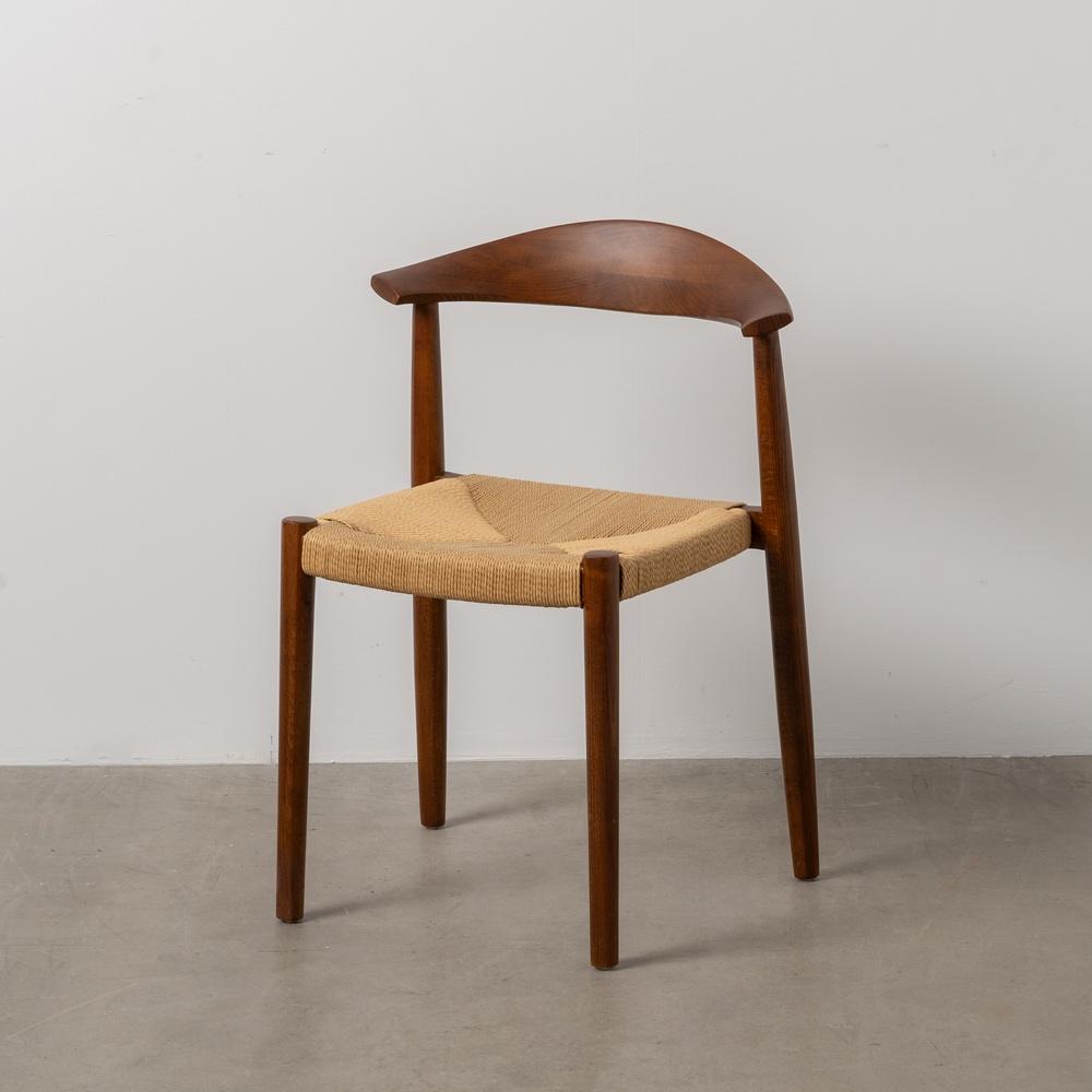 SILLA MARRÓN MADERA 43 X 44
