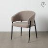 SILLA TAUPE TEJIDO-METAL CONTRACT 60 X 57 X 79 CM