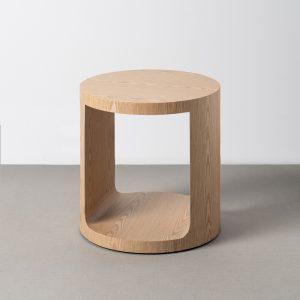 MESA AUXILIAR NATURAL DM SALÓN 50 X 50 X 51 CM