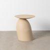 MESITA BEIGE ACERO 46 X 46 X 51 CM MESITA BEIGE ACERO 46 X 46 X 51 CM