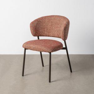 silla-jaspeado-rojo-tejido-metal-57-x-60-x-81-cm-615782