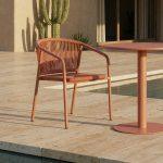 SILLA APILABLE ALUMINIO-RATTÁN PE 57 X 60 X 77