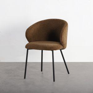 silla-marron-tejido-metal-contract-5650-x-56-x-7450-cm-616625