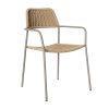 SILLA APILABLE MILOS LIMO BEIGE