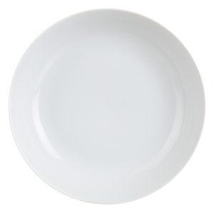 PLATO HONDO BLANCO PORCELANA COCINA 20