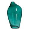 JARRÓN VERDE CRISTAL DECORACIÓN 12