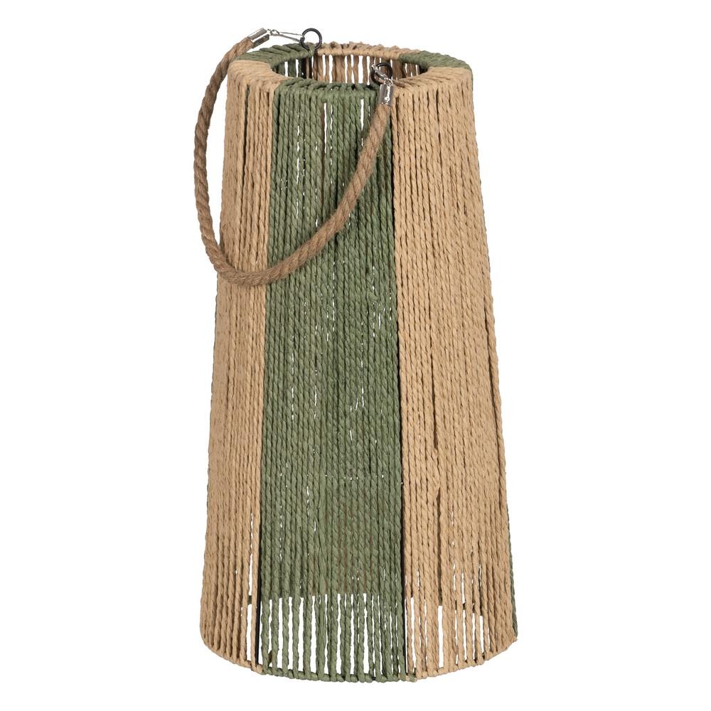 FAROL PORTAVELAS NATURAL PAPEL 25 X 25 X 50 CM FAROL PORTAVELAS NATURAL PAPEL 25 X 25 X 50 CM