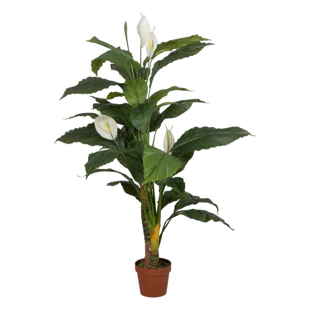 PLANTA VERDE-BLANCO POLIETILENO JARDÍN 130 CM PLANTA VERDE-BLANCO POLIETILENO JARDÍN 130 CM