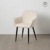 SILLA BLANCO TEJIDO-METAL CONTRACT 61 X 59 SILLA BLANCO TEJIDO-METAL CONTRACT 61 X 59