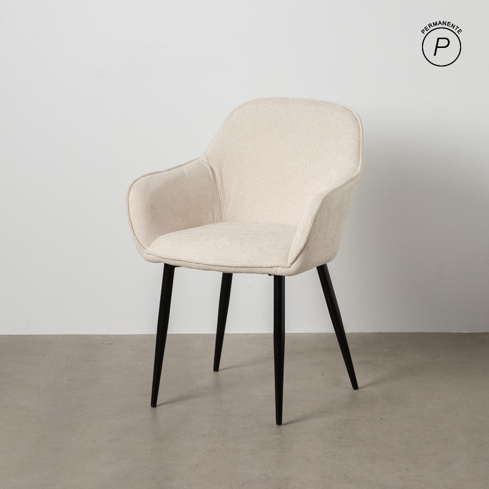 SILLA BLANCO TEJIDO-METAL CONTRACT 61 X 59 SILLA BLANCO TEJIDO-METAL CONTRACT 61 X 59