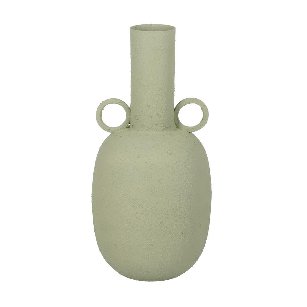 JARRÓN VERDE CLARO METAL 26 X 26 X 53 CM JARRÓN VERDE CLARO METAL 26 X 26 X 53 CM