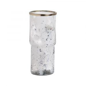 JARRÓN METAL-CRISTAL DECORACIÓN 18