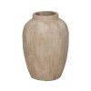 JARRÓN BEIGE CERÁMICA DECORACIÓN 42