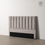 CABECERO GRIS TEJIDO DORMITORIO 160 X 8 X 100 CM