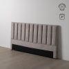 CABECERO GRIS TEJIDO DORMITORIO 190 X 8 X 100 CM