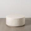 MESA CENTRO BLANCO FIBRA DE MAGNESIO 90 X 90 X 40 CM