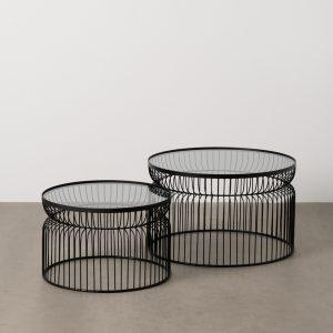 s-2-mesa-centro-negro-metal-cristal-65-x-65-x-40-cm-613628