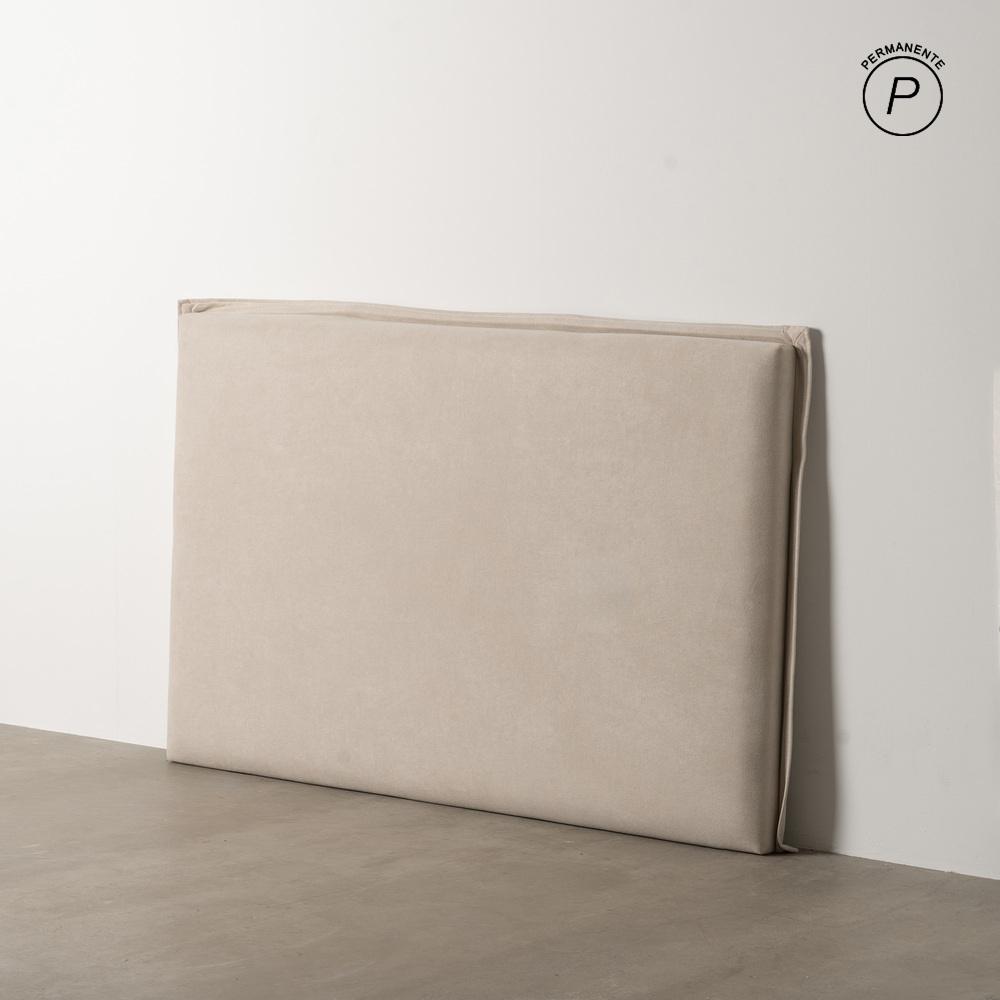CABECERO BEIGE TEJIDO DORMITORIO 160 X 8 X 100 CM CABECERO BEIGE TEJIDO DORMITORIO 160 X 8 X 100 CM