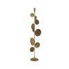 PORTAVELAS ORO METAL DECORACIÓN 18