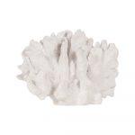 FIGURA CORAL BLANCO RESINA DECORACIÓN 22