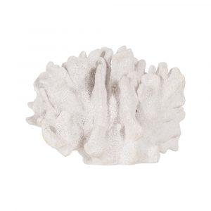 FIGURA CORAL BLANCO RESINA DECORACIÓN 22