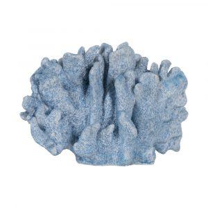 FIGURA CORAL AZUL RESINA DECORACIÓN 22