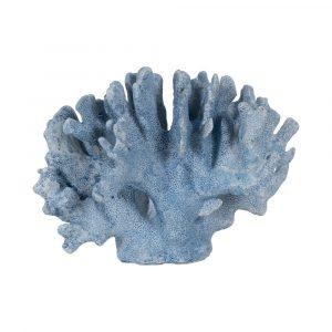 FIGURA CORAL AZUL RESINA DECORACIÓN 27