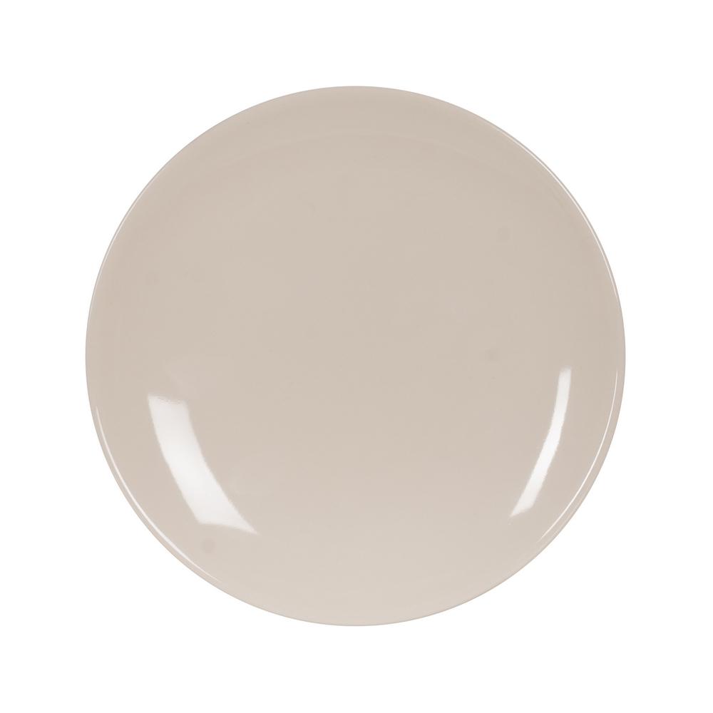 PLATO POSTRE CREMA STONEWARE COCINA 20 X 20 X 2
