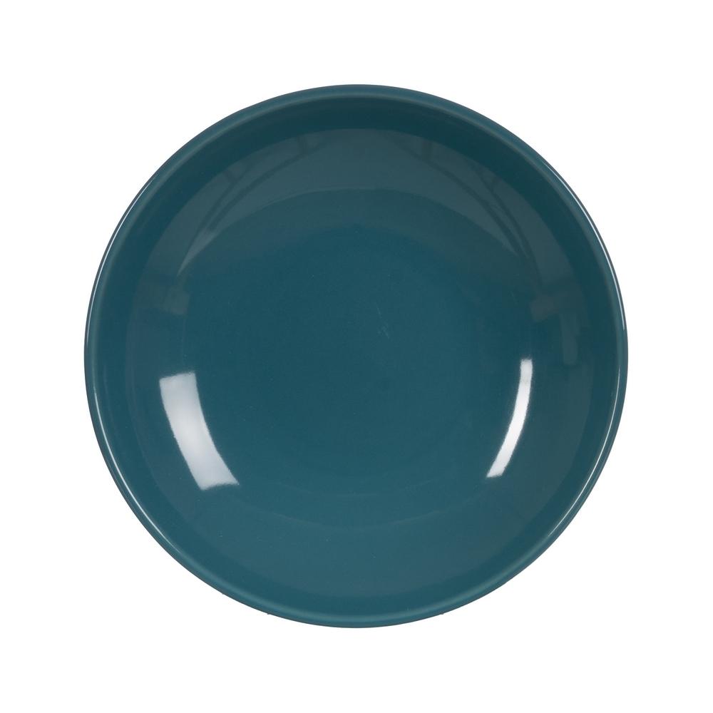 PLATO HONDO AZUL STONEWARE COCINA 22 X 22 X 4
