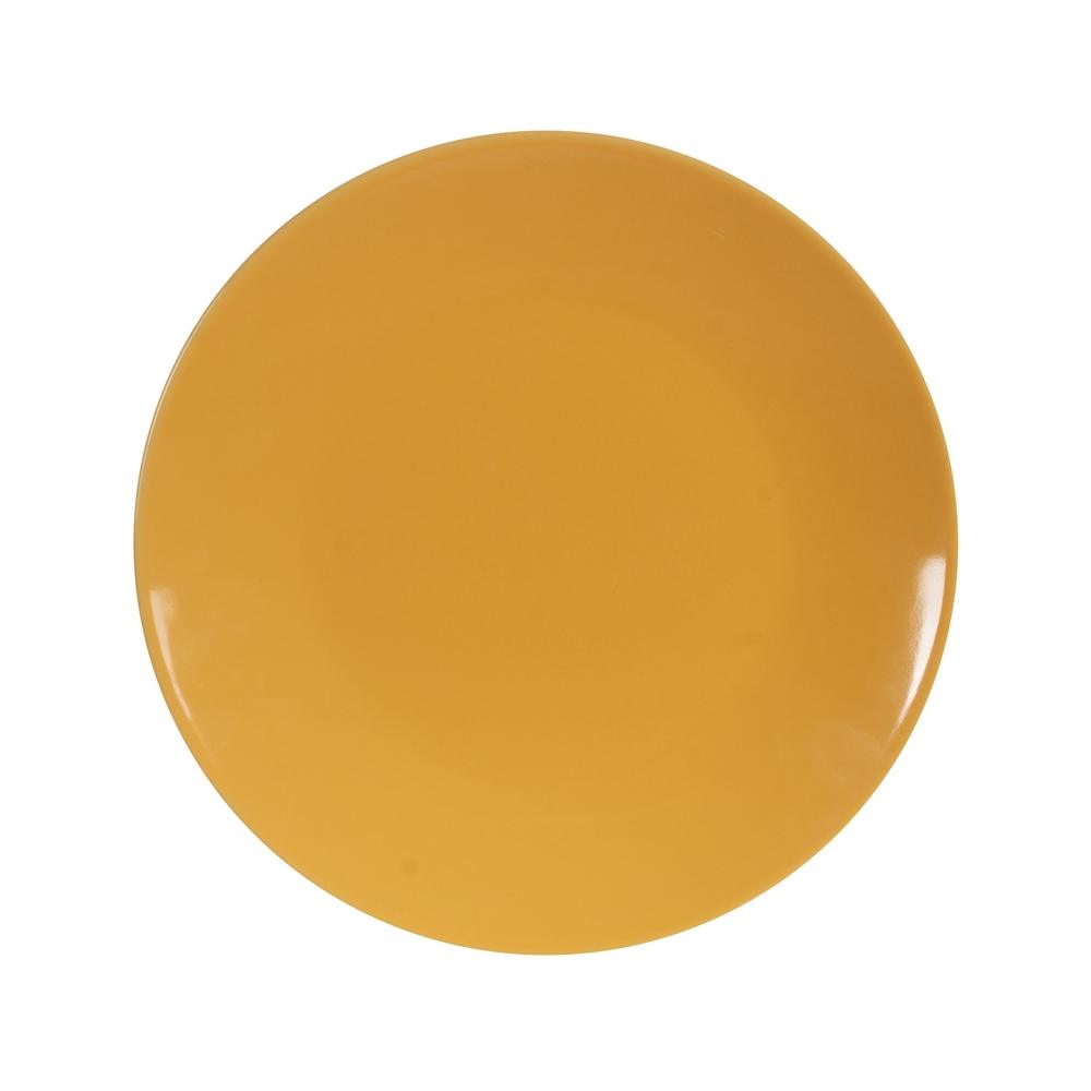 PLATO LLANO MOSTAZA STONEWARE COCINA 26 X 26 X 3 CM PLATO LLANO MOSTAZA STONEWARE COCINA 26 X 26 X 3 CM