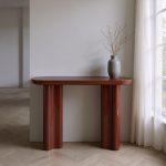 CONSOLA LACADO GRANATE DM ENTRADA 120 X 35 X 80 CM