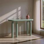 CONSOLA LACADO VERDE DM ENTRADA 120 X 35 X 80 CM