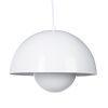 LÁMPARA TECHO BLANCO METAL 30 X 30 X 22 CM