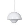 LÁMPARA TECHO BLANCO METAL 20 X 20 X 15 CM