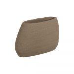 JARRÓN GRIS OSCURO CERÁMICA DECORACIÓN 30 X 16 CM