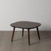 MESITA MARRÓN OSCURO MADERA DE MANGO 65 X 65 X 40 CM MESITA MARRÓN OSCURO MADERA DE MANGO 65 X 65 X 40 CM