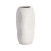 JARRÓN BLANCO CERÁMICA DECORACIÓN 16 X 16 X 40 CM JARRÓN BLANCO CERÁMICA DECORACIÓN 16 X 16 X 40 CM