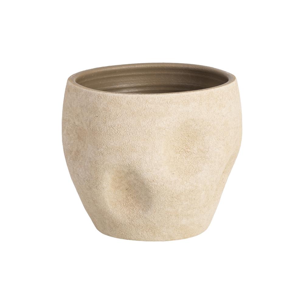 MACETERO PIEDRA CERÁMICA DECORACIÓN 30 X 30 X 29 CM