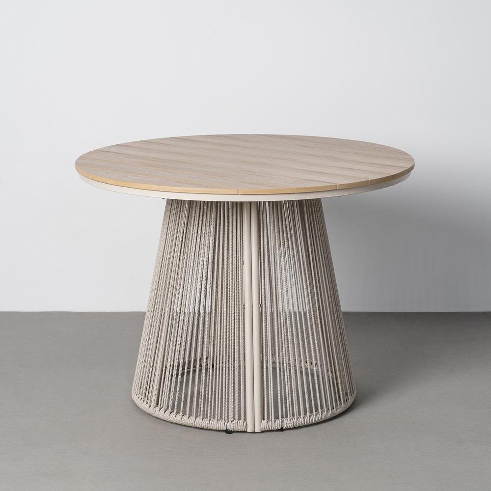 MESA COMEDOR POLYWOOD-PE RATÁN EXTERIOR 100 X 100 X 75 CM