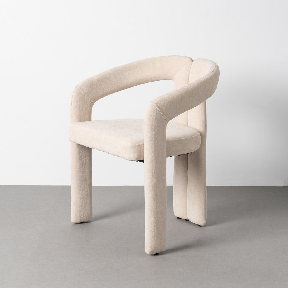 SILLA BRAZOS CREMA TEJIDO CONTRACT 60 X 46