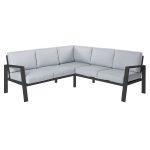 RINCONERA THAIS ALUMINIO GRAFITO 195 X 195 X 73