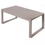 MESA BAJA IO 92 CM ALUMINIO LIMO 92 X 51