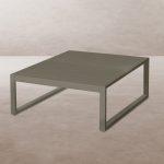 MESA BAJA IO 100 CM ALUMINIO LIMO 100 X 100 X 45 CM